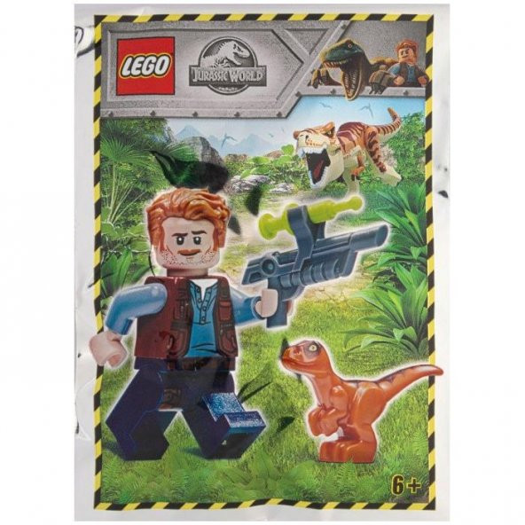 Lego Jurassic World Owen with Baby Raptor Set 121904