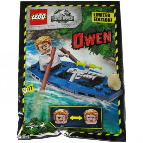 Lego Jurassic World Owen in canoe Set 122007