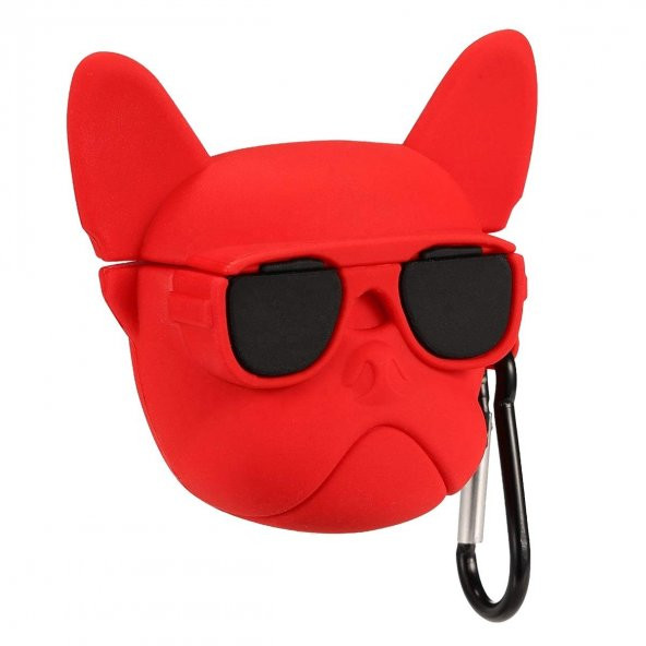 E2M AIRPODS 3 KILIF BULLDOG KIRMIZI ürün görseli