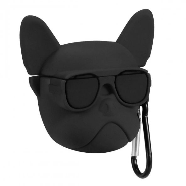 E2M AIRPODS 3 KILIF BULLDOG SİYAH ürün görseli 1