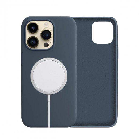 BİKAPAK MAGSENSE IPHONE 14 PRO STORM BLUE KAPAK ürün görseli