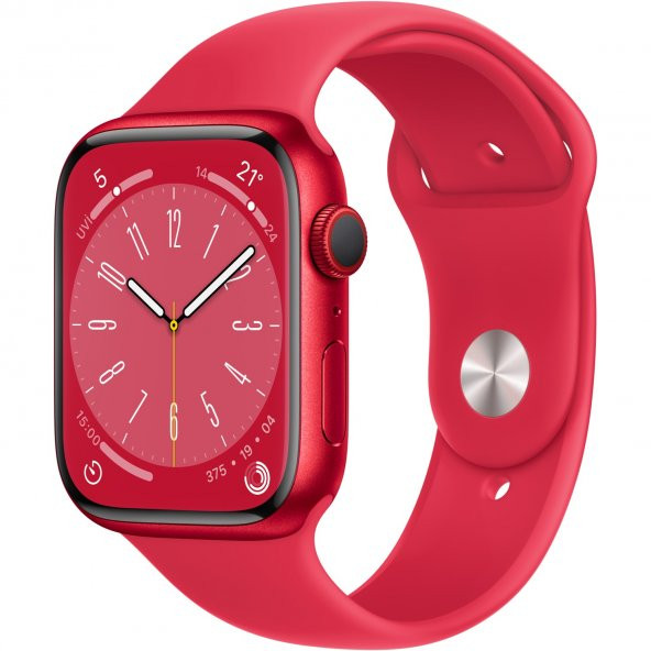 Apple Watch S8 45mm Red MNP43TU/A (Apple TR Garantili)