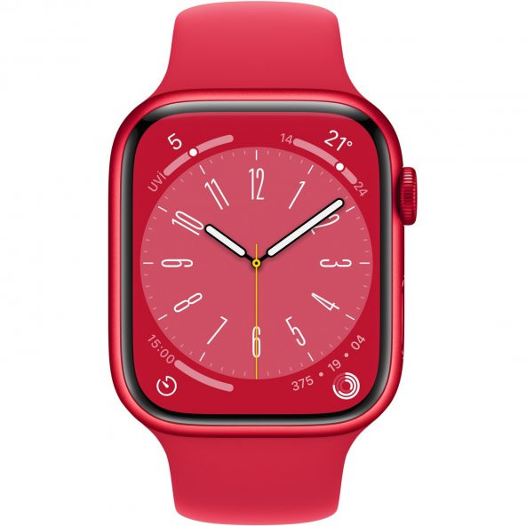 Apple Watch S8 45mm Red MNP43TU/A (Apple TR Garantili) - 2