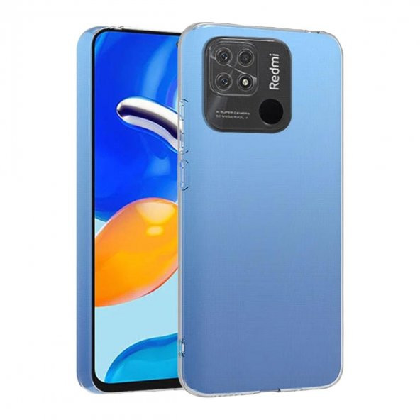 BİKAPAK ECO SİLİKON XIAOMI REDMI 10C ŞEFFAF KAPAK