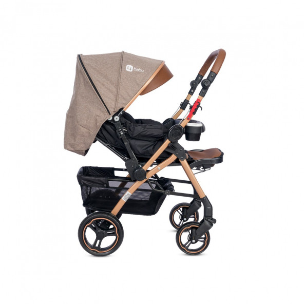 4 Baby Active Gold Plus Travel Sistem Bebek Arabası Kahverengi - 2