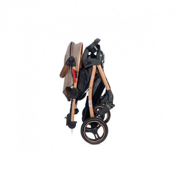 4 Baby Active Gold Plus Travel Sistem Bebek Arabası Kahverengi - 6