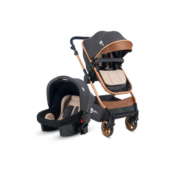 4 Baby Comfort Gold Travel Sistem Bebek Arabası Antrasit