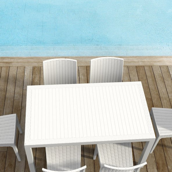 Siesta Florida Kolsuz Koltuk Beyaz SIE007 - 4