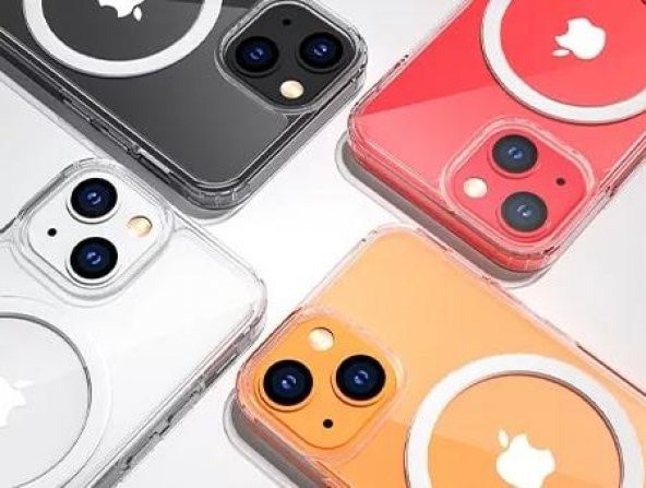 BİKAPAK MAGSAFE AIR IPHONE 14 ŞEFFAF KAPAK - Resim 2