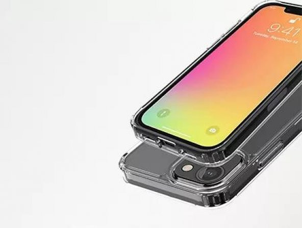 BİKAPAK ELIT AIR IPHONE 14 PRO MAX ŞEFFAF KAPAK - Resim 2