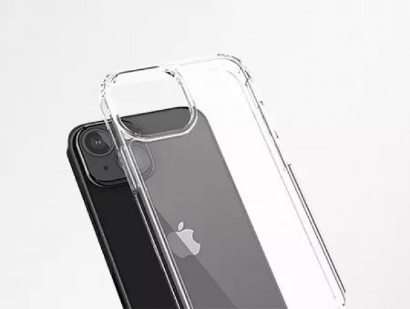 BİKAPAK ELIT AIR IPHONE 14 PRO MAX ŞEFFAF KAPAK - Resim 3