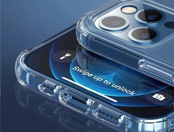 BİKAPAK ELIT AIR IPHONE 14 PRO MAX ŞEFFAF KAPAK - Resim 4