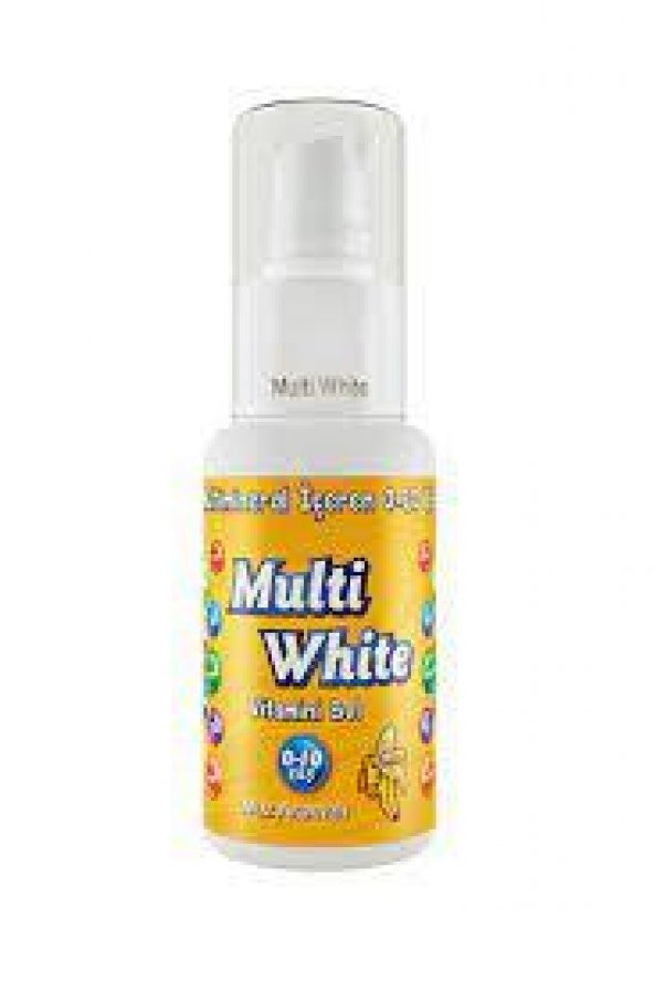 Multi White Diş Macunu 50ML Muz Aromalı Bol Vitaminli (0-10 Yaş)