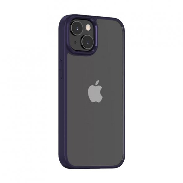 BİKAPAK ELIT CRYSTAL IPHONE 14 PLUS MOR KAPAK ürün görseli