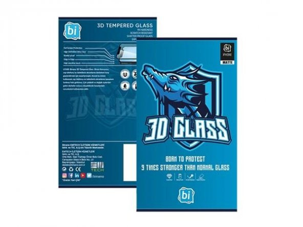 BİNANO 3D IPHONE 14 PLUS CAM EKRAN KORUYUCU - Resim 2