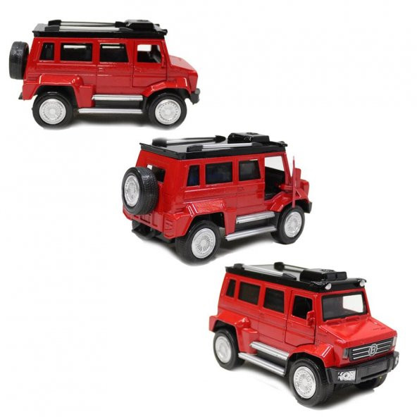 KZL-FY6055-Çek Bırak Jeep Araba Işıklı Müzikli 11Cm - 4