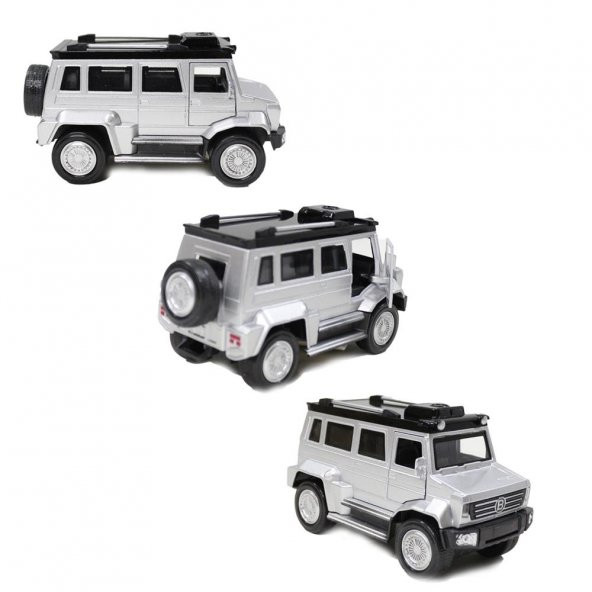 KZL-FY6055-Çek Bırak Jeep Araba Işıklı Müzikli 11Cm - 5