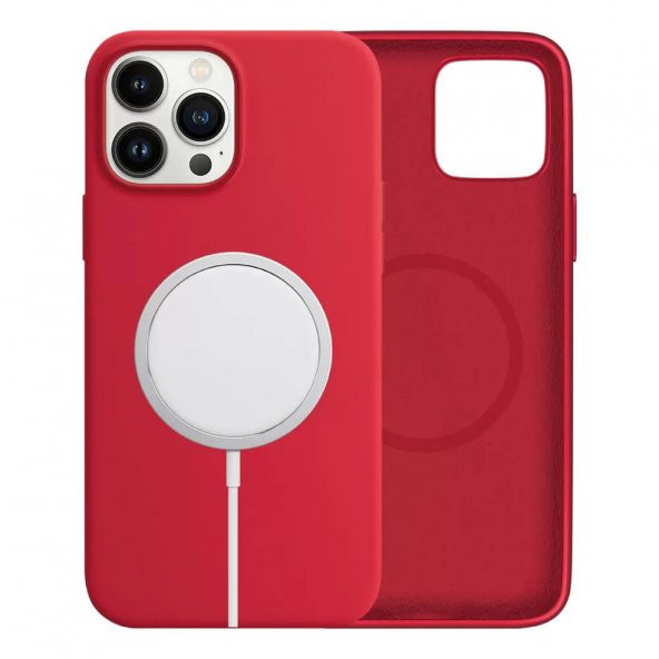 BİKAPAK MAGSENSE IPHONE 14 PRO RED KAPAK ürün görseli