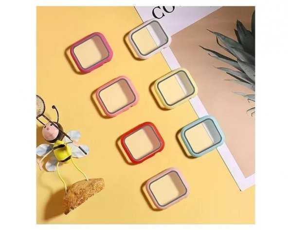 BİNANO APPLE WATCH 44MM SENSE KASA VE EKRAN KORUYUCU PUDRA - Resim 2