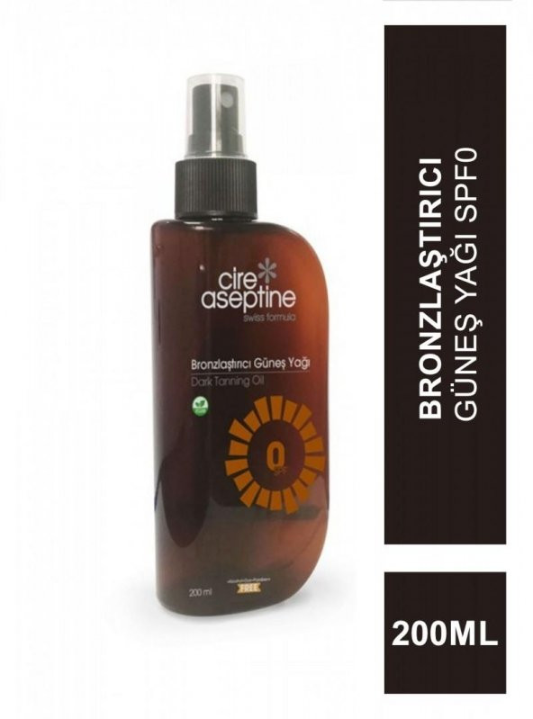 CIRE ASEPTINE BRONZLAŞTIRICI GÜNEŞ YAĞI 200ml