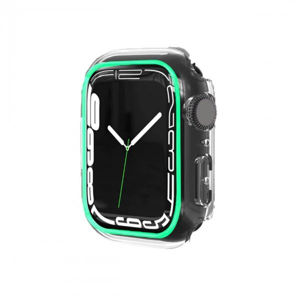 BİNANO APPLE WATCH 38MM FOSFORLU KASA KORUYUCU YEŞİL