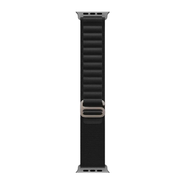 E2M APPLE WATCH 42-44-45-46-49MM KRD-26 ALPINE SİYAH KORDON - 2