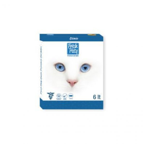 Fresh Paty Clinic Süper Emici Özellikli Topaklaşan Kedi Kumu 6 Lt 8 Adet