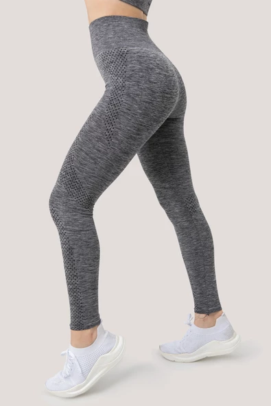 GIGOTTO Kadın Seamless Yüksek Bel Spor Tayt - 8