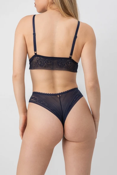 DoReMi Dolgusuz Hazel Dantel Bralet Takım - Resim 12