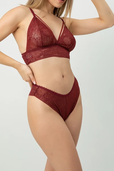 DoReMi Dolgusuz Hazel Dantel Bralet Takım - 9