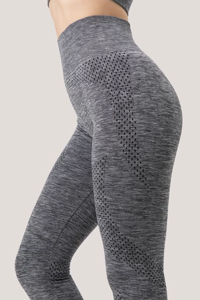 GIGOTTO Kadın Seamless Yüksek Bel Spor Tayt - 5