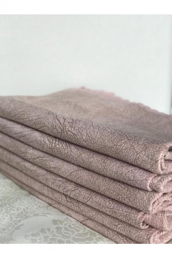 Pudra Lüx Nubuk Damarlı Kaymaz Koltuk Çekyat Örtüsü