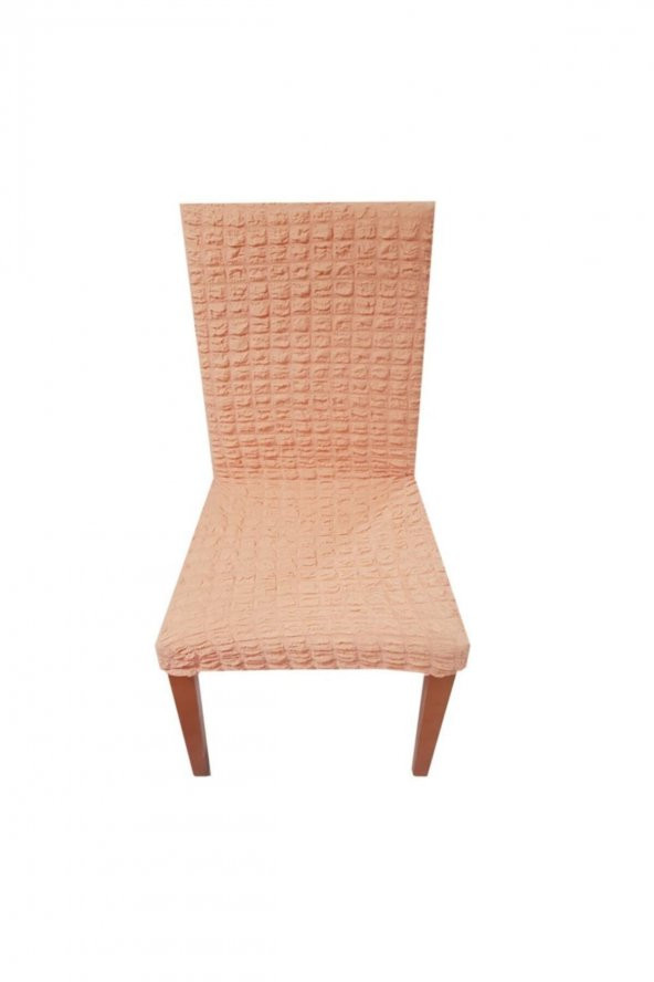 Somon Likralı Bürümcük Sandalye Kılıfı 6 Adet ürün görseli