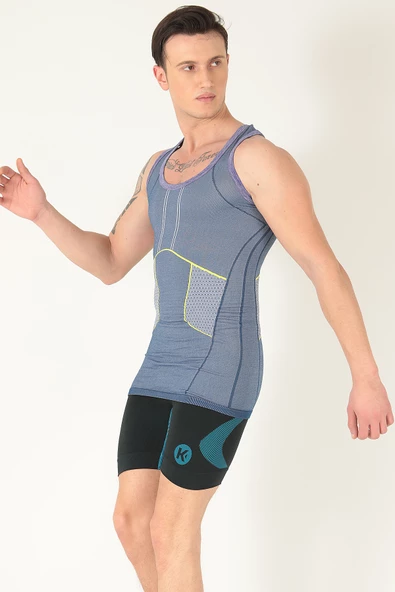 Sporcu Unisex Gym Seamless Dikişsiz T-shirt - Resim 10