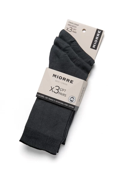 Miorre 3'lü Compact Erkek Çorabı - 9