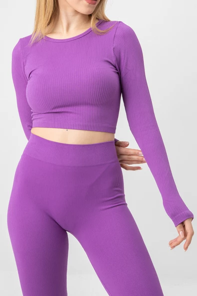 DoReMi Seamless Uzun Kollu Fitilli Büstiyer - 7