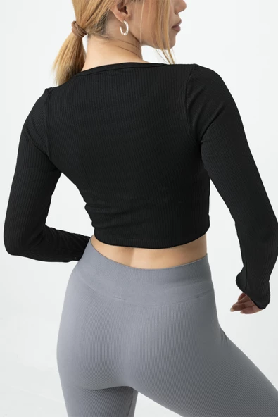DoReMi Seamless Uzun Kollu Fitilli Büstiyer - 3
