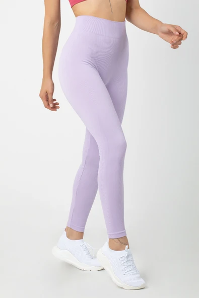 DoReMi Dikişsiz Örme Yüksek Bel Tayt - 8