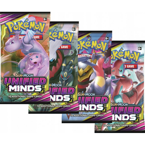 Abetto Market Pokemon Unıfıed Mınds Oyun Kartı (4 Paket)