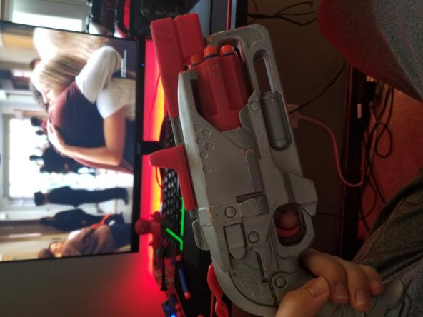 Nerf Sight Dürbün Ek Organik Plastikten Aksesuar Oyuncak  Aparatı - 6