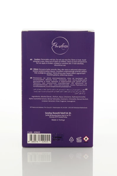 Alberto Taccini PANDORA Kadın Parfümü -100 ml - 6