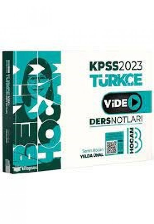 2023 KPSS Türkçe Video Ders Notları Benim Hocam Yayınları