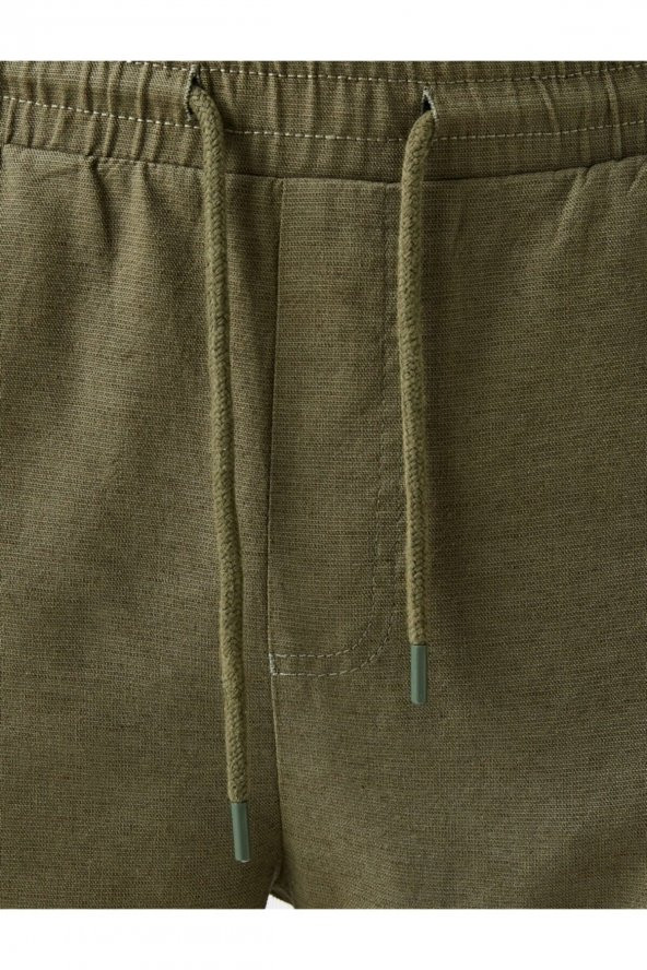 Tapered Fit Gabardin Pantolon - 6