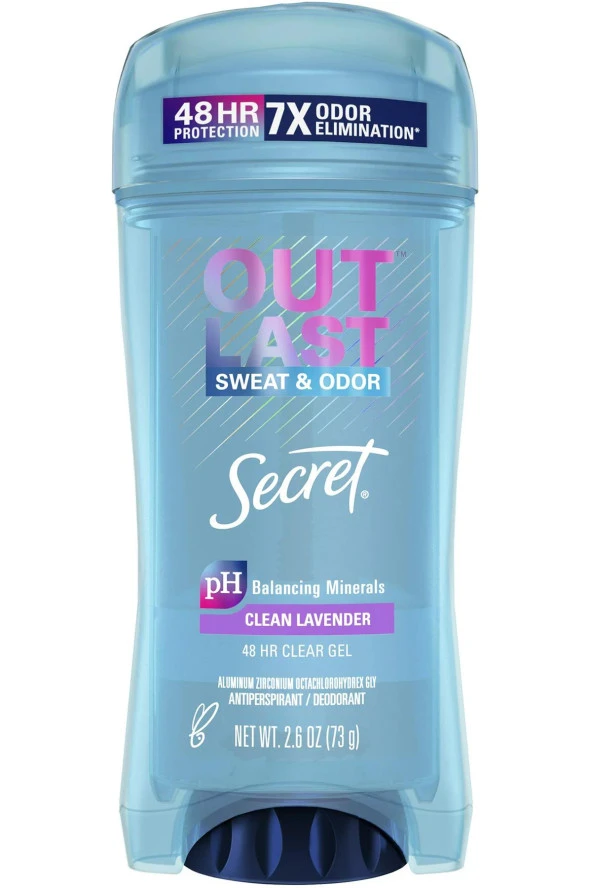 Secret Outlast Clean Lavender Antiperspirant Deodorant Jel 73GR