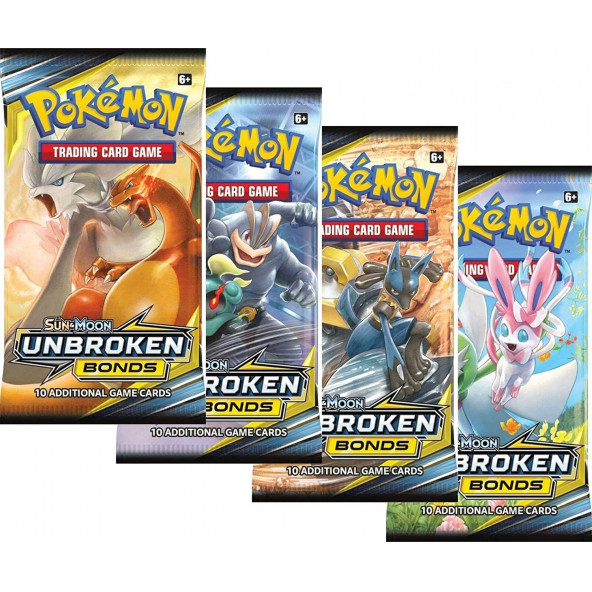 Pokemon Unbroken Bonds Sun-moon Oyun Kartları (4 Paket) - 2