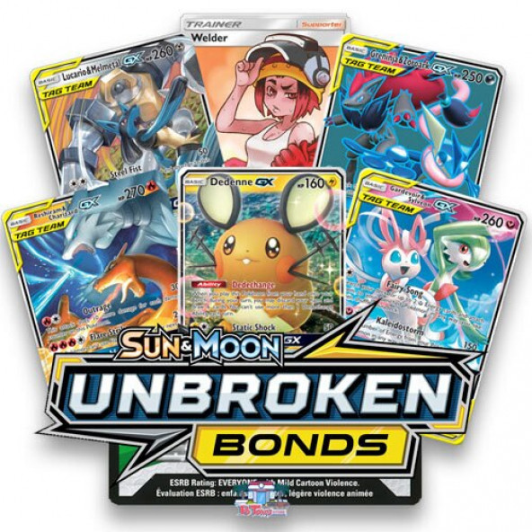 Pokemon Unbroken Bonds Sun-moon Oyun Kartları (4 Paket) - 3