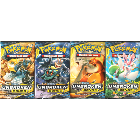Pokemon Unbroken Bonds Sun-moon Oyun Kartları (4 Paket) - 4