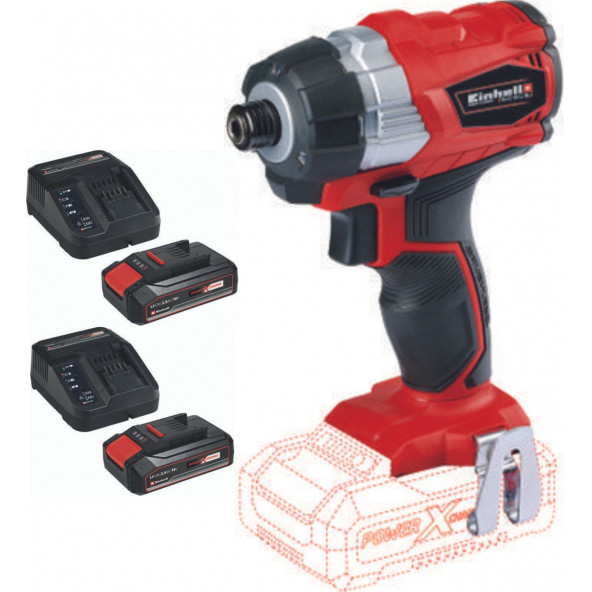 Einhell Te-Cı 18 Li Bl 2X2.5ah Akülü Darbeli Torklu Kömürsüz Vidalama