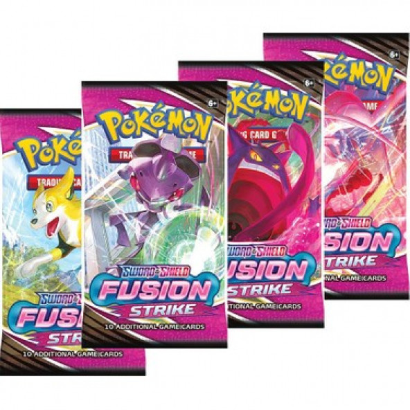 Pokemon Fusıon Strıke Oyun Kartı (4 Paket) PokePokemon