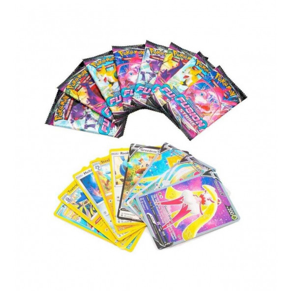 Pokemon Fusıon Strıke Oyun Kartı (4 Paket) PokePokemon - 3